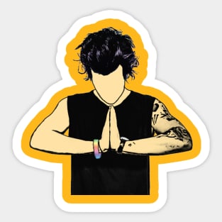 Meditation style Sticker